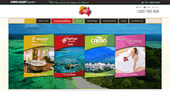 Desktop Screenshot of cairnsholidayspecialists.com.au